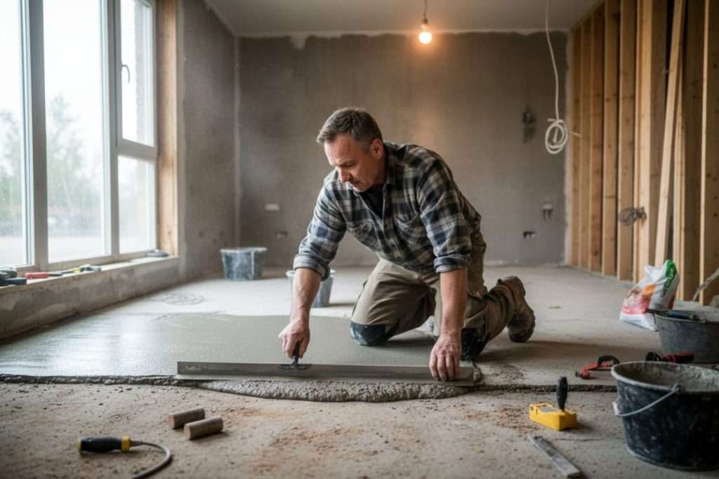 Sous-couche parquet : rattrapage de niveau pour sol inégal