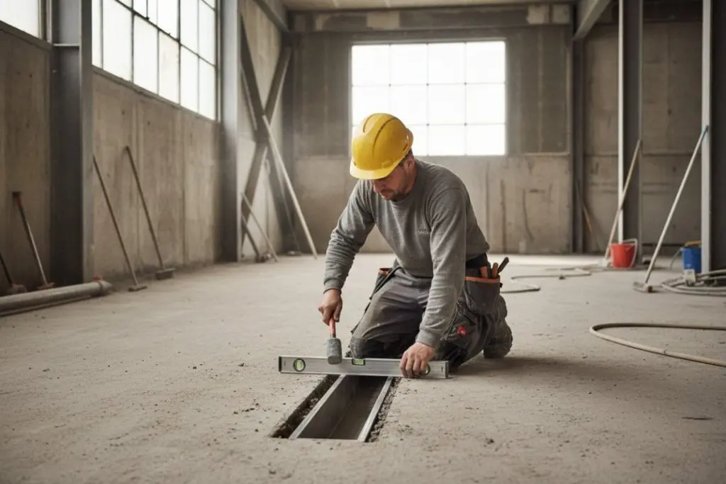 Pose d’un caniveau sans pente : les solutions de drainage